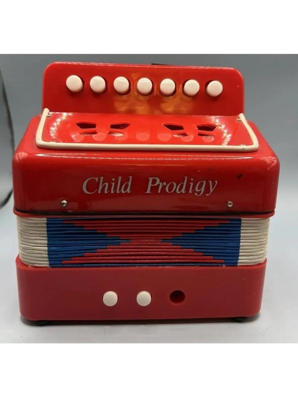 Child Prodigy Red Accordion READ